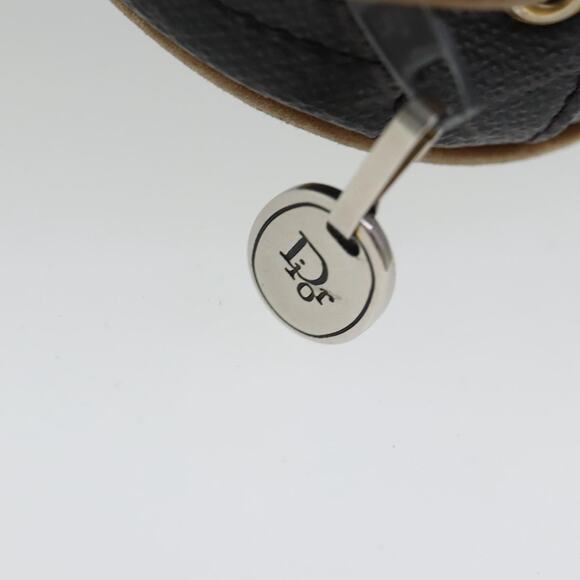 DIOR Honeycomb Canvas Shoulder Bag Black Brown Silver - Picture 10 of 16